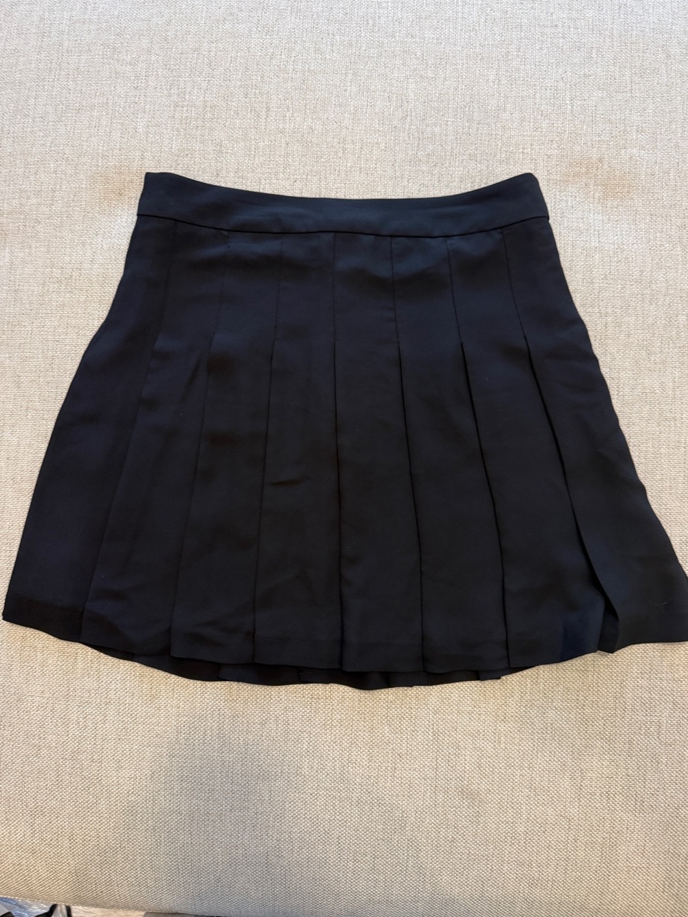 Sunday Best by Aritzia Black Pleated Mini Skirt Size 6